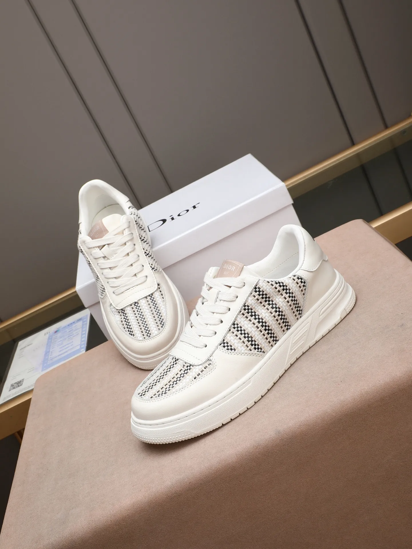 Men's men's shoes💰420 [Dior] small cloth shoes, waterproof fabric imported from Italy➕breathable sheepskin lining! Ultra-light and wear-resistant outsole. Super comfortable size: 38-44